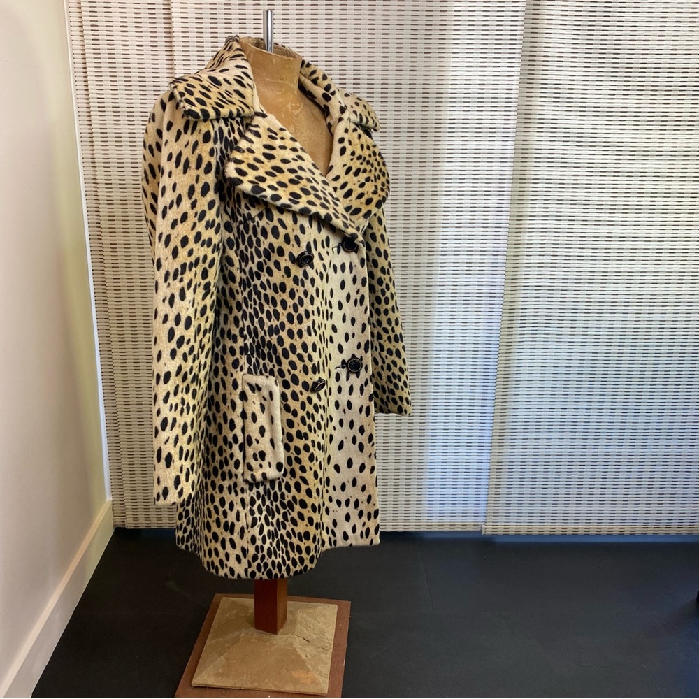 Vintage leopard print car coat - Picture 2 of 6